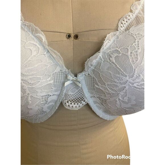 Auden Push-Up Plunge Coverage Underwire Bra 46DD Very Light Green - Picture 7 of 16